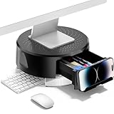 KDD Monitor Stand Riser with Drawer - Computer Monitor Stand for Desk with Storage /Phone Holder/Pen Tray...