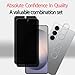 HKKAIS [2-2 Pack Privacy Screen Protector Designed For Samsung Galaxy S26 Plus Anti Spy Private Tempered Glass Film 2-Pack Camera Lens Protector Film 2-Pack