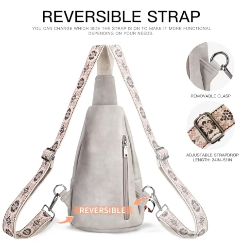 HiChiclife Sling Bag for Women Crossbody Bags for Women Trendy Crossbody purse Fanny Pack Chest Bag for Travel — view 5