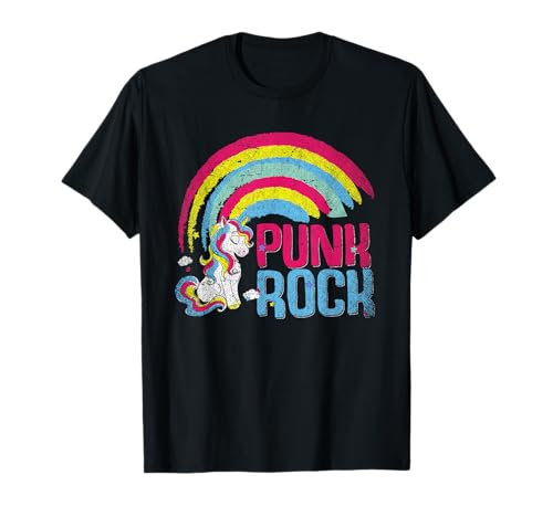 Divertida camisa de unicornio, irónico fresco unicornio punk música rock Camiseta