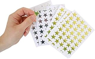 Pack of 270 Gold & Silver Star Stickers