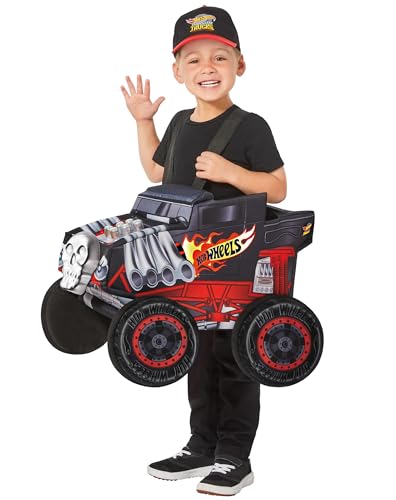 Spirit Halloween Hot Wheels Toddler Bone Shaker Ride-Along Costume | Officially Licensed | 3D Outfit