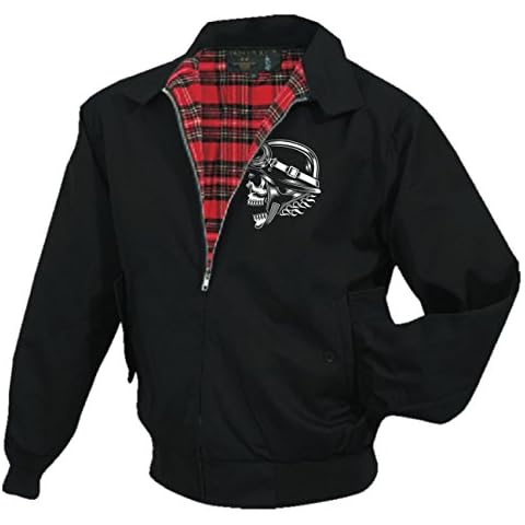 Männer und Herren Harrington Jacke Biker Spruch Stahl verbindet (mit Rückendruck) Größe S - 5XL Cover