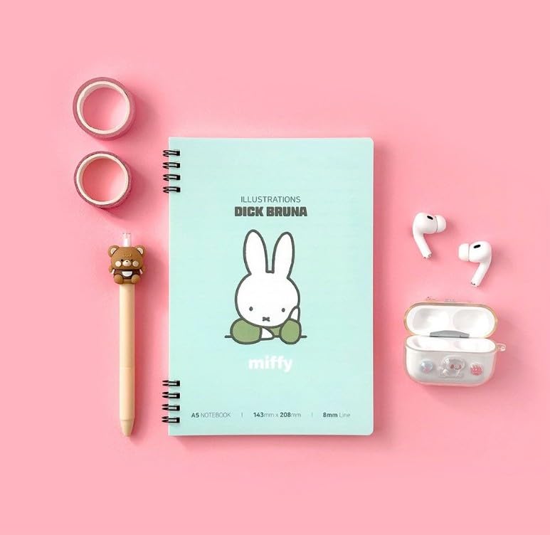Cuadernos de conejo Florian de 8 mm con tapa dura pack de 2 3