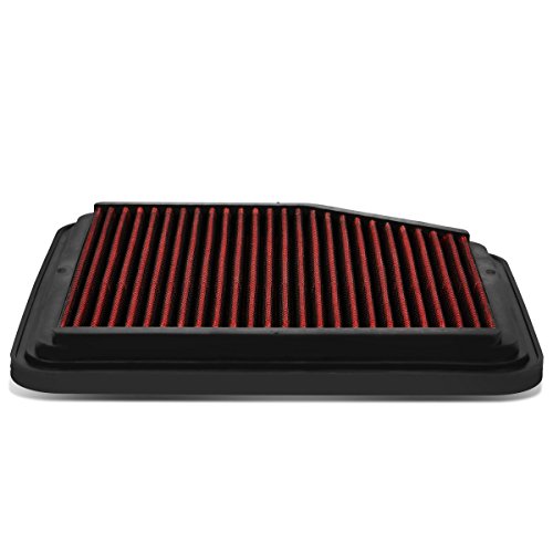 DNA Motoring AFPN-011-RD Drop In Panel Air Filter [For 06-13 GS350 GS450 IS250 IS350]
