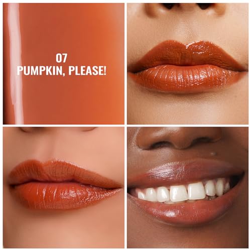 Oulac Orange Lipstick - Moisturizing Lipstick Tinted Lip Balm for Dry Lips Rust Red Lip Crayon & Blush - Lip Colour and Cheeks Makeup - Image 3