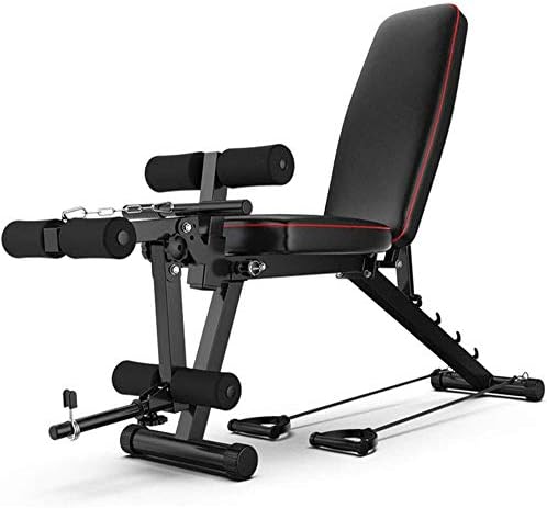 AJH Fitness Stool Dumbbell Bench Multifunctional Bench Press Chair Home Professional sit-up Equipment Men and Women Training Bench(Size : 162x48x111cm)