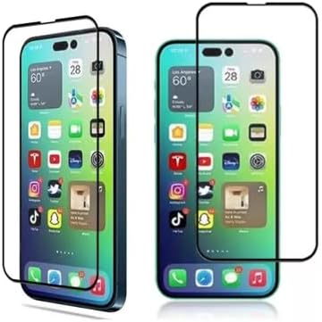 URUCHI iPhone 14 Pro Anti-Statik Ekran Koruyucu, HD Tam Kapsamlı Ekran Kapağı Cam Filmi - Görsel 4