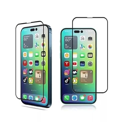 واقي شاشة مضاد للكهرباء الساكنة لهاتف iPhone 14 Pro من URUCHI، غطاء شاشة عالي الدقة كامل النطاق