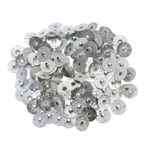CIMAXIC 200Pcs Candle Wick Tabs Metal Holder for DIY Candle