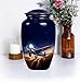 Plane Urn, Urns for Human Ashes Adult, Mini Urns for Human Ashes Keepsake, Urn for Ashes Adult Male, Decorative Urns, Mini Urns for Human Ashes Keepsake(Size - 10inch 1Pcs, 3inch 2Pcs)
