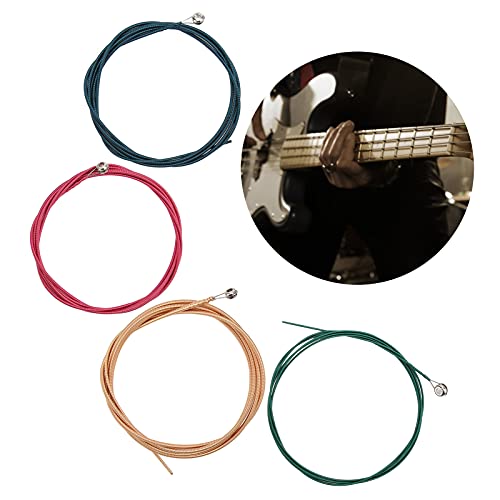 Crazy Sales Conjunto de cordas para baixo elétrico, 4 cordas de guitarra com liga de cobre contendo
