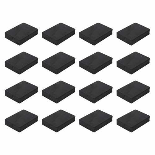 Almohadillas de aislamiento de altavoz cuadradas de espuma negra de 90x65x20mm