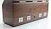 Quad Watch Winder in Walnut - Japanese Motor - AC Adapter Included - Independent Settings - 12 Multiple Settings - Zero Magnetization - Heiden Automatic Watch Winder