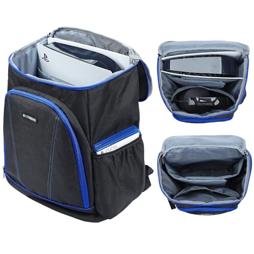 image for BGTREND PS5 Carrying Case, Playstation Backpack, Gaming Console Bag wi