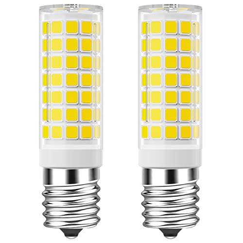 Comparison: Best Microwave Under 60 10 TAIYALOO LED Microwave Light Bulbs Under Hood 60W Equivalent, E17 LED Bulb Dimmable for Range Hood, Refrigerator, 7W 630 Lumens, LED Appliance Light Bulb Over Stove, Natural White 4000K, 2 Pack