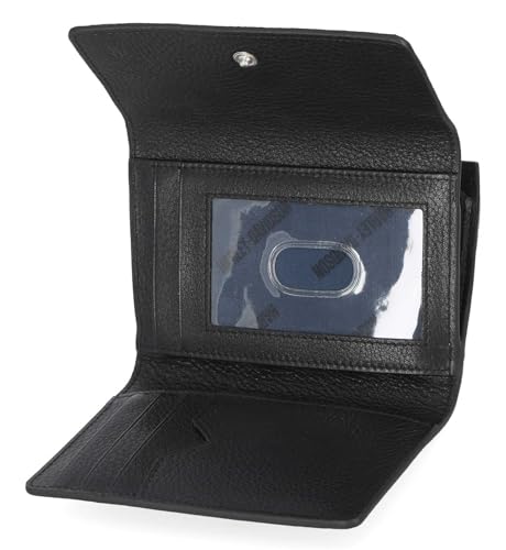 Harley-Davidson Women's Pebble Leather Bar & Shield Billfold Wallet - Black3