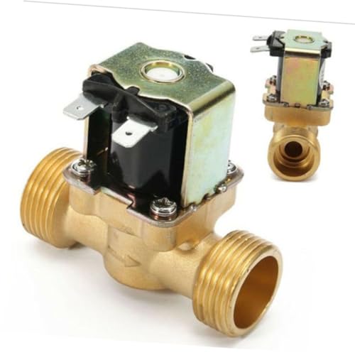 Válvula solenoide de latón 12V Alipis normalmente cerrada 4
