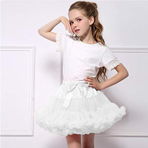 Women's Petticoats Puffy Tutu Skirts Elastic Waist Multi-Layer Tulle Skirt #TOP4