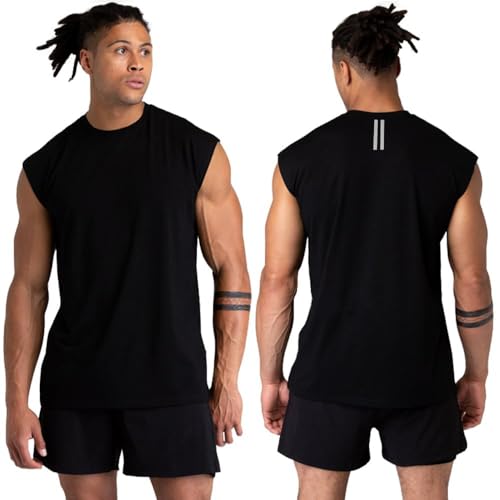 Holure 1 or 3 or 5 Pack Men's Gym Tank Tops Workout Sleeveless T-Shirts Athletic Muscle Tank Training Bodybuilding Shirts2