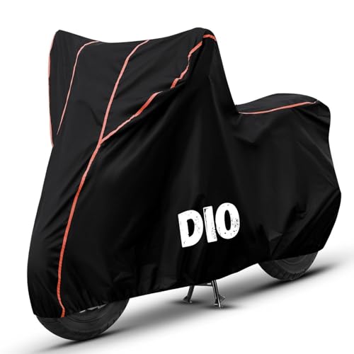 Image of Bike Cover for Dio 100% Waterproof, Dustproof & Scratch Resistant| Fully Bottom Elastic UV Resistant Heavy Duty Body Cover | All Weather Outdoor Use