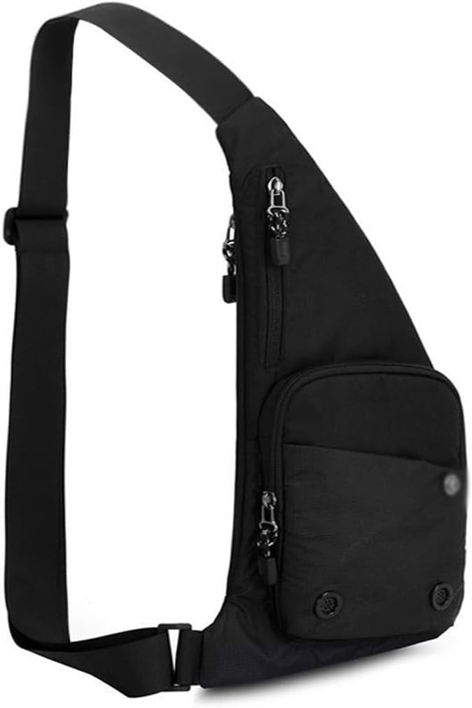 Men‘s Shoulder Bag Leisure Travel Sports Outdoor Pack Crossbody Sling Chest Bag Pack For Male Female