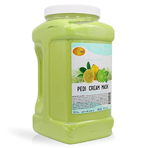 Spa Redi - Body And Foot Cream Mask, Lemon, 128 Oz - Pedicure Massage For Tired Feet And Body, Hydrating, Fresh Skin - Infused With Hyaluronic Acid, Amino Acids, Panthenol, Comfrey Extract #TOP20