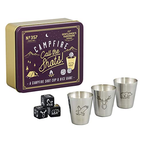 Gentlemen's Hardware Game Campfire Call The Shots Juego, Unisex Adulto, Multicolor, Talla única