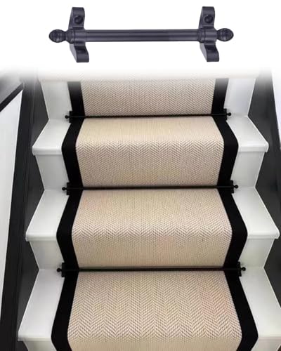 Barras de alfombra para escaleras fijas para evitar deslizamientos