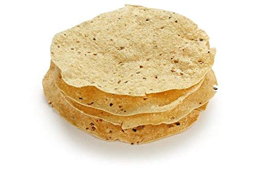 Pride Of India - Assorted Papadum Lentil Crisps - Plain, Salty & Spicy - Pack of 6 (2 Boxes per Flavor) - 6 * 3.53oz (100gm) per 10 Count Box - Party Perfect, Lentil Chips, Gluten-Free, Healthy Snack - Thumbnail 7
