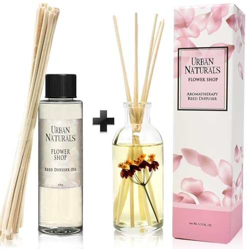 Urban Naturals Flower Shop Reed Diffuser Refill 4 oz Pack miniatura 1