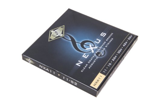 Rotosound NeXus Jeu de cordes pour guitare folk Bronze phosphoreux Tirant light (11 15 22 30 42 52) - Les Beatles, Paul McCartney, John Lennon, RIngo Starr, George Harrison Rotosound NeXus Jeu de cordes pour guitare folk Bronze phosphoreux Tirant light (11 15 22 30 42 52) – Image 3