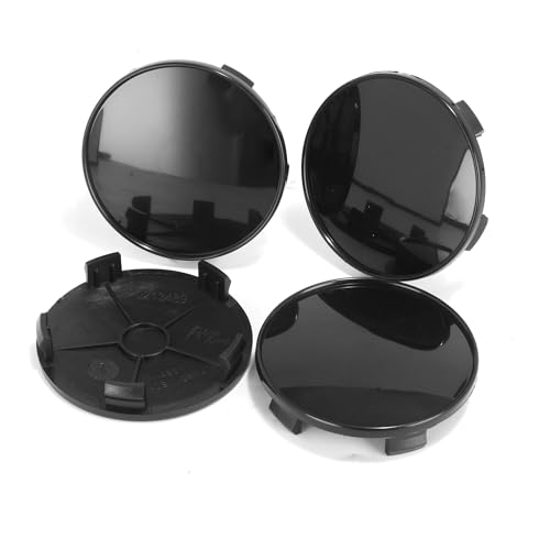 Eloxiumy 4 Pack 69 mm / 2.72 in Wheel Center Caps Kit for BMW 1 Series 3 Series 5 Series X Serires Z Series ID 64 mm / 2.52 in Hub Caps Replaces 36136768640 36131180419 36136783536 Black