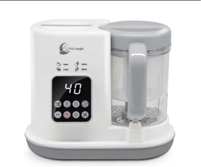 Electric Baby Food Processor Auto Cooking & Grinding Steamer Table Blender Self-Cleaning Puree Maker