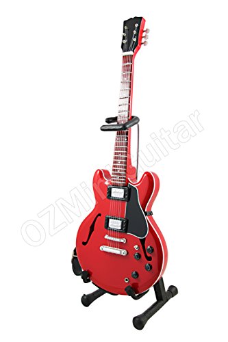 OZMiniGuitar Guitare Miniature Eric Clapton Crossroads ES 335 - Les Beatles, Paul McCartney, John Lennon, RIngo Starr, George Harrison OZMiniGuitar Guitare Miniature Eric Clapton Crossroads ES 335 – Image 3