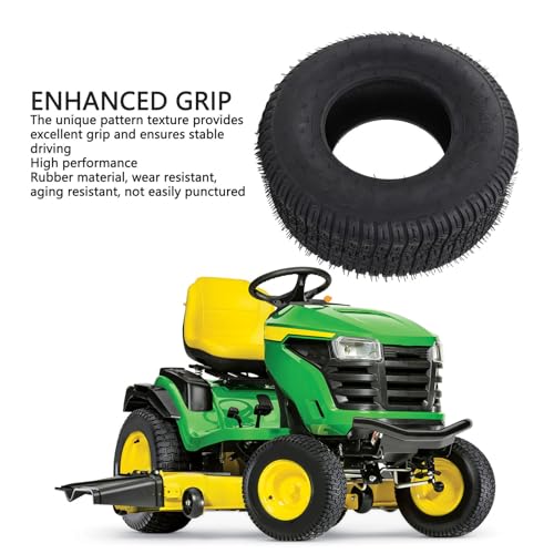 13x5,00-6 Pneumatici 4 Gomma a Strata 440 Libbre Carico Pneumatico per Tubeless per Il Ghiottino Go Kart Giardino