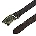 Levi's Men's 1 1/2 in.Plaque Bridle Belt With Snap Closure,Brown,32