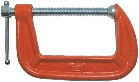 Bessey 8.25 in. x 4 in. D Steel Adjustable C-Clamp 1800 lb. capacity Black 1 pc.