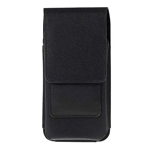 Case ZTE A31 Lite vertical textile leather belt clip black