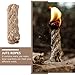 LIOOBO Portable Jump Starter Survival Wick Jute Cords: 5Pcs Bellows Tube Sleeve Camping Lighter Fire Starters Kits for Outdoor BBQ Camping Fire Starting Fireplace Tools