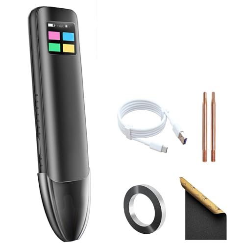 Poste à Souder par Points pour Batteries, Poste à Souder par Points Portatif avec Modes Automatique et Manuel, Mini poste à Souder 99 Vitesses Réglables pour Batteries DIY, Poste à Souder par Points à