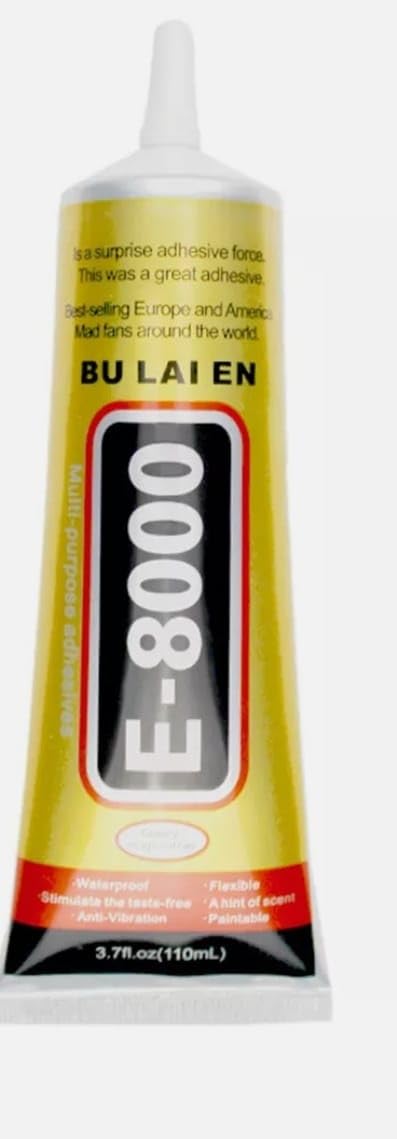 E8000 Jewellery Glue for Metal, Stone, Phone Screen, Jewellery, Glass, Wood, Fabric, 110ml