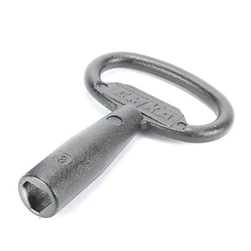 204-0105.00-00000 Compatible Triangular 8mm Female Key Black Zinc Die (EMKA 1004-004)