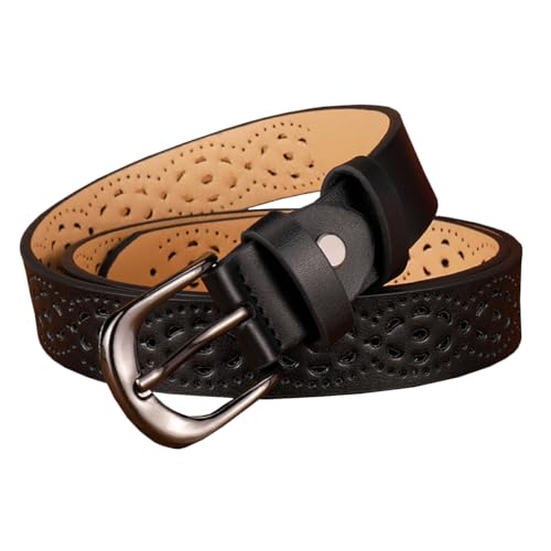 Women Belts for Jeans Fashion Ladies Belt Vintage Belt Hollow Leather Belts for Women