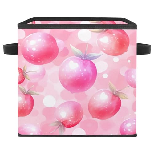 Boîte de rangement pliable robuste avec poignées en cuir confortables et durables