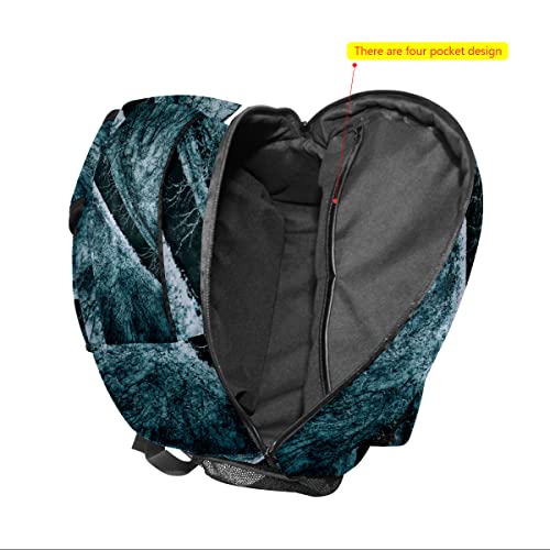 Girls Backpack For Teen Kid Lightweight Travel School Bag Beautiful Aerial Overhead Shot Of A Narrow Road Casual Daypack Laptop Backpacks For Men Women #TOP5