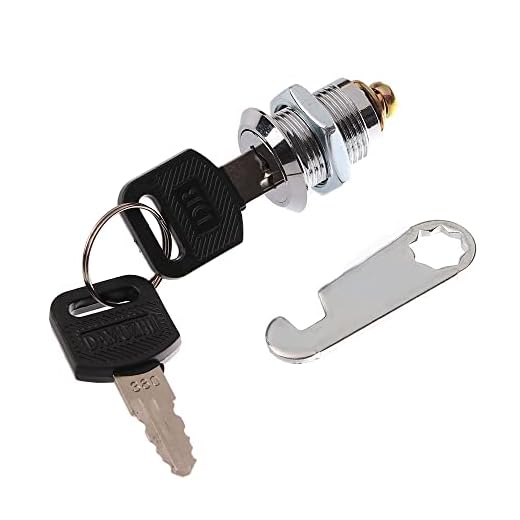 Tubular Cylinder Cam Lock Keyed Alike for Cabinet Mailbox Drawer Cupboard Locker with 2 Keys