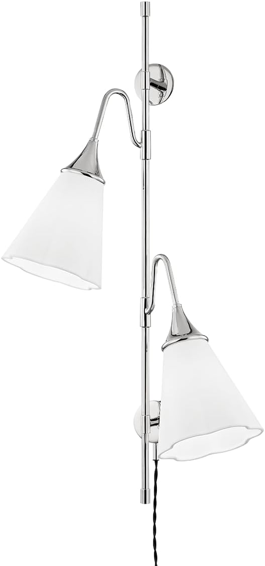 Mitzi HL356102-PN Mara - 2 Light Wall Sconce 33.25 inches Tall and 18 inches Wide - Polished Nickel