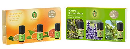 Primavera - Geschenkset Zitrusdüfte und Duftende Hausapotheke im Set (2 x 15 ml)