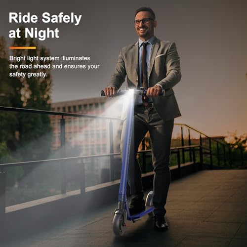 Image of Caroma Electric Scooter Adults,450W Peak Foldable E-Scooter,16 MPH,21 Miles | 3 Speeds & 15 Climb, UL2272 EABS Brake,Smart LED Display Lights, Foldable Frame For Kids 8+, Teens Women Commute Travel